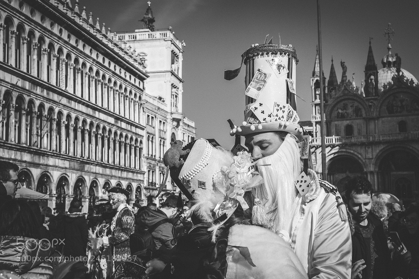 Nikon D700 sample photo. Couple of carnival masks photography