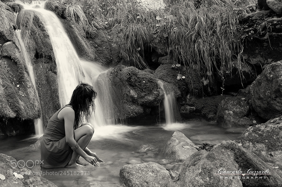 Nikon D70s sample photo. A luky girl in photography