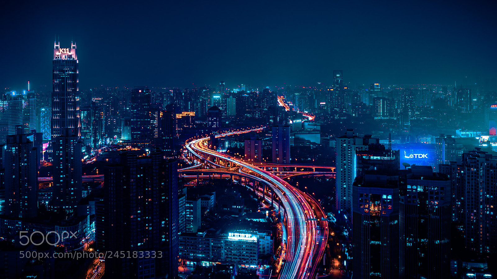 Sony a7 II sample photo. Shanghai nightviews上海夜景 photography