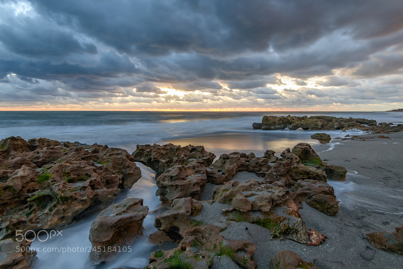 Nikon D850 sample photo. Sunrise on the rocks photography