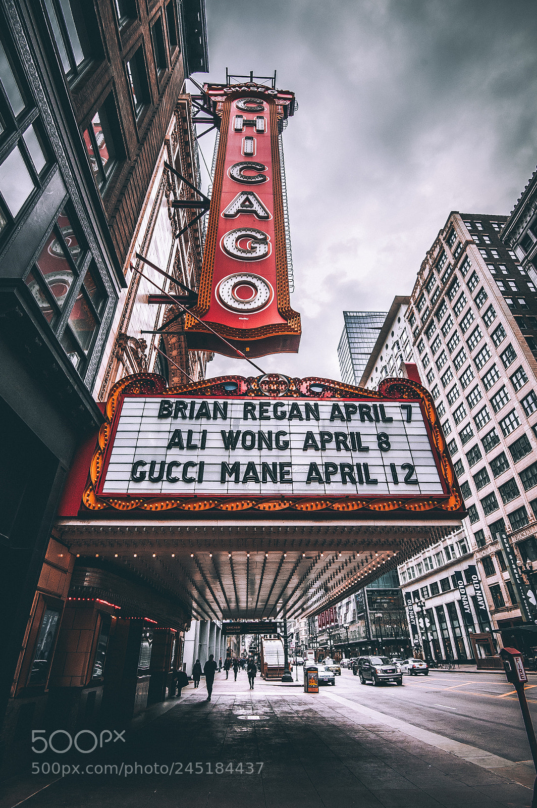 Nikon D700 sample photo. Chicago theater photography