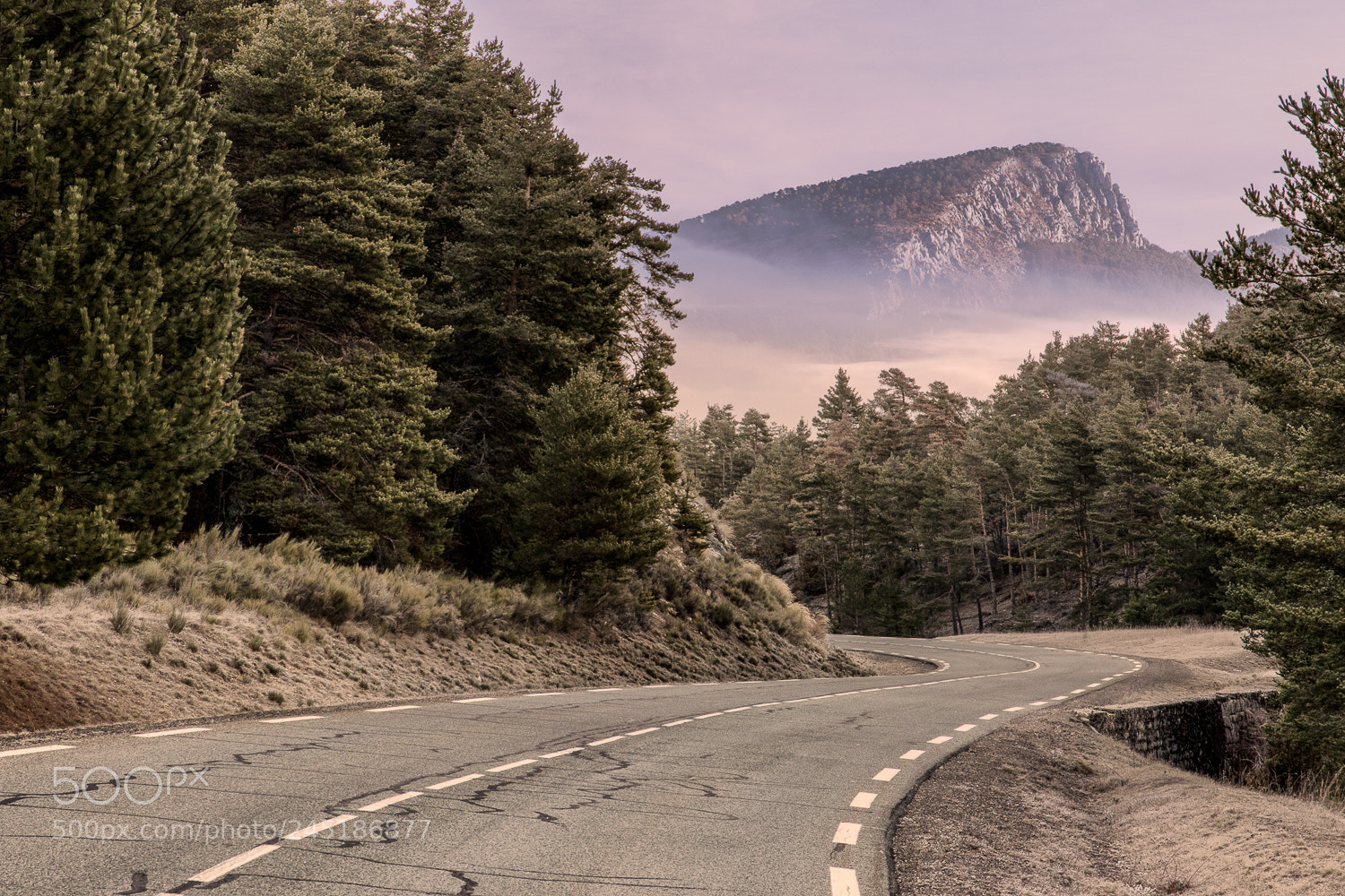 Canon EOS 7D Mark II sample photo. A mountain road in photography