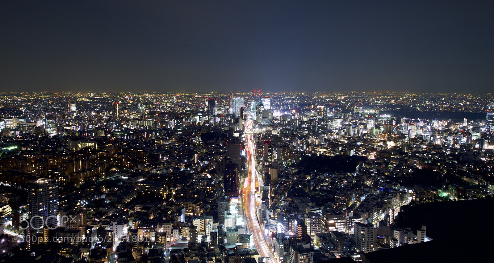Nikon Df sample photo. Tokyo night photography