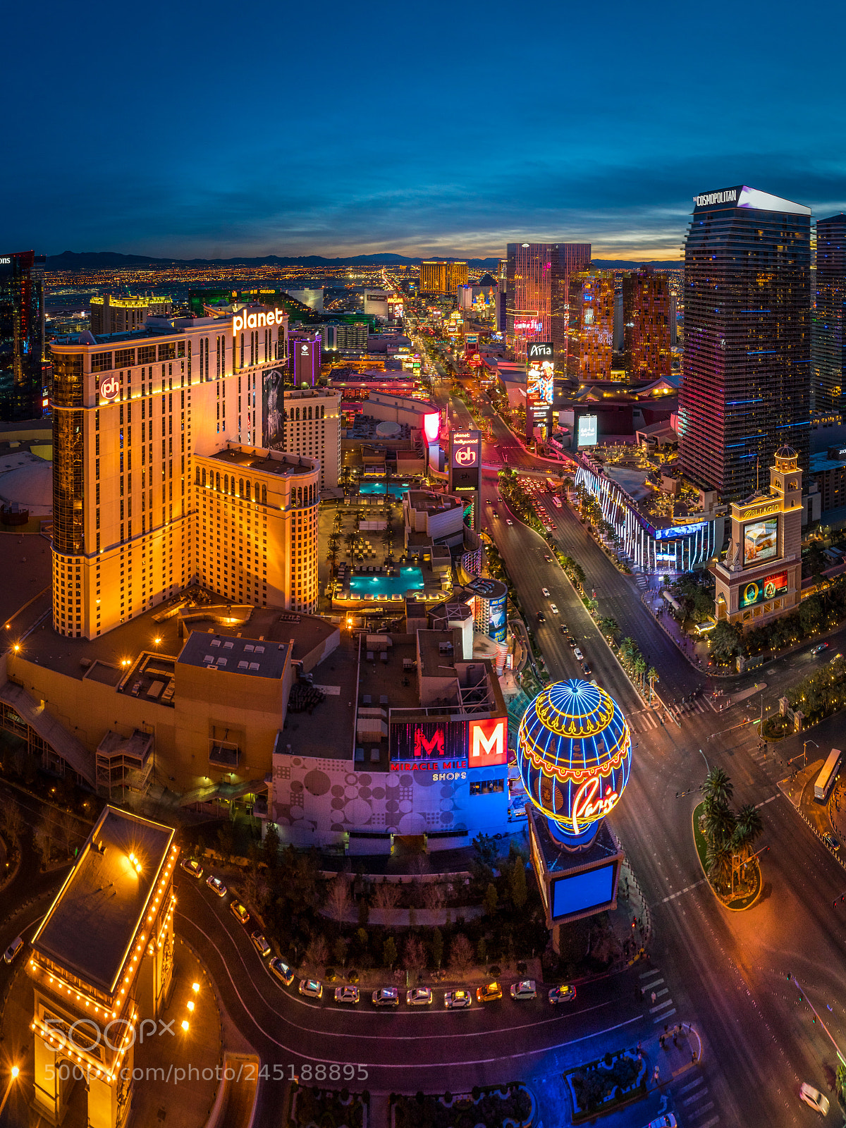 Sony a7R III sample photo. ... las vegas strip view photography