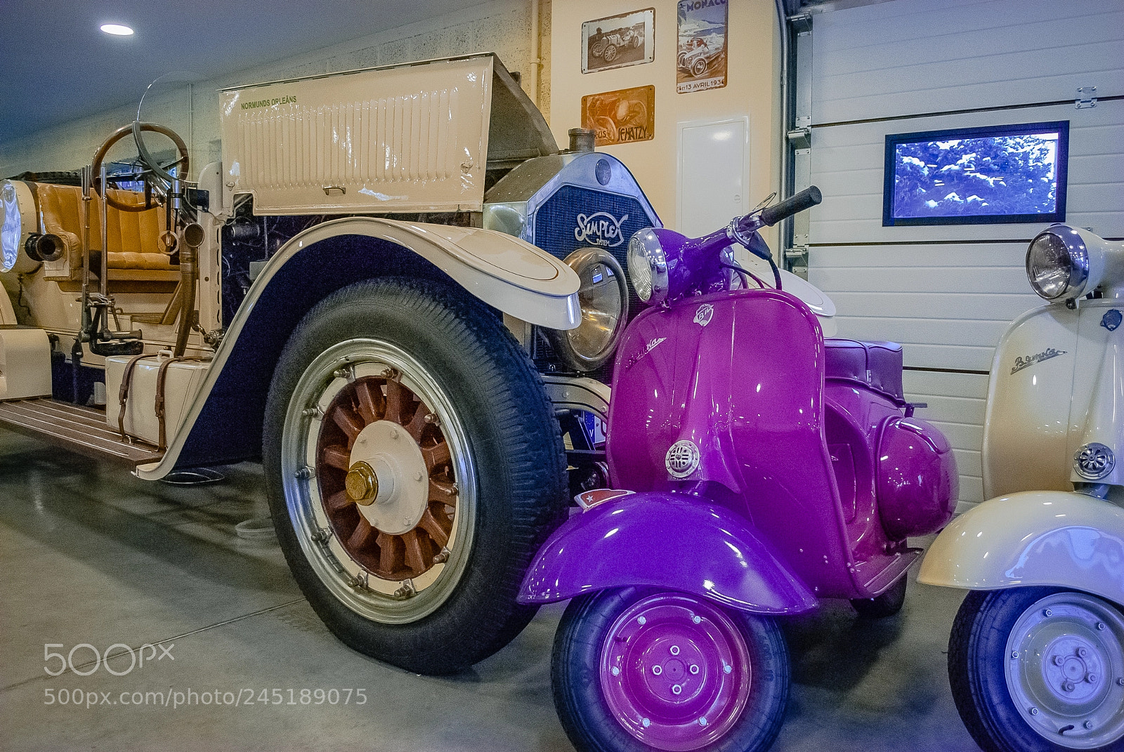 Nikon D60 sample photo. Classic car museum retro photography