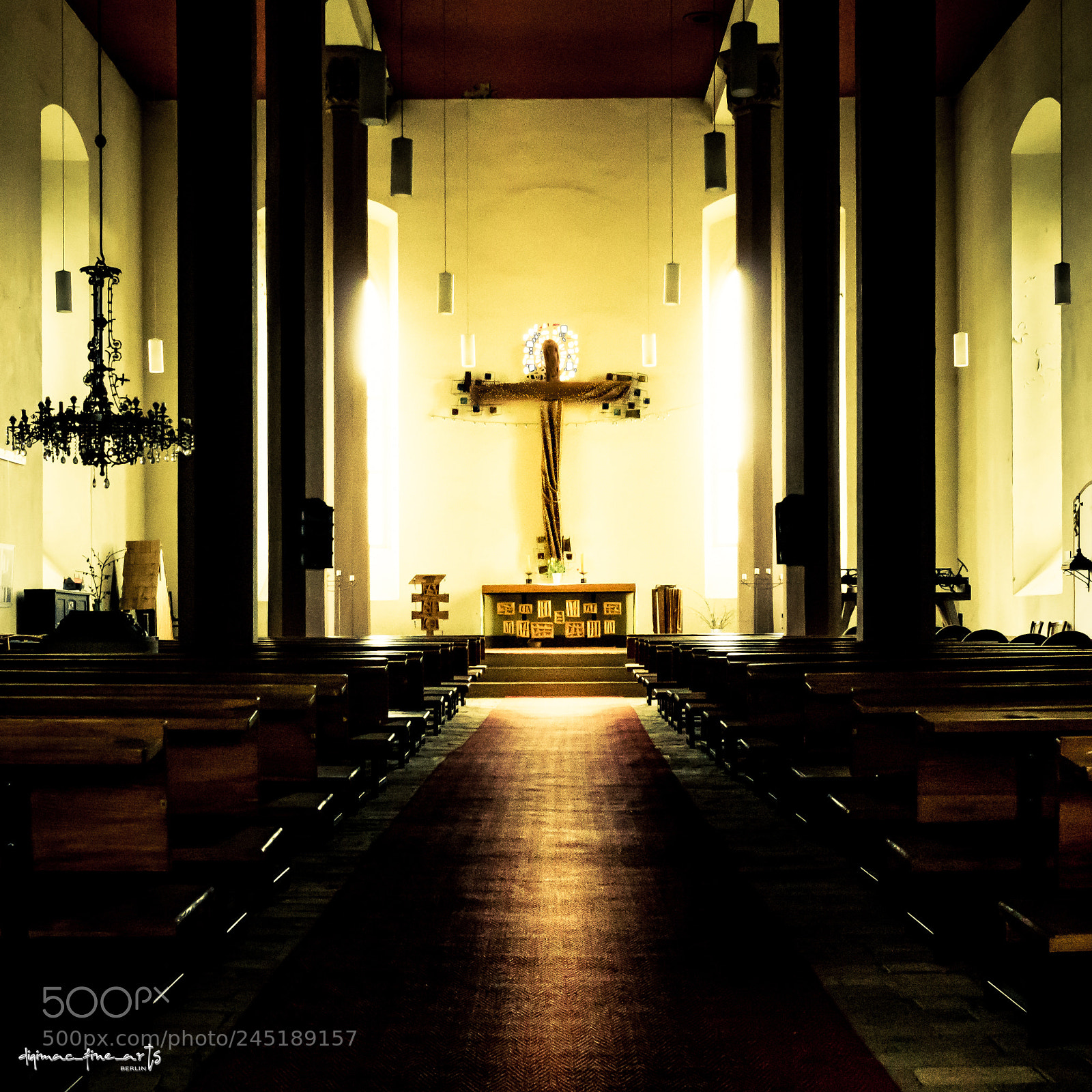 Sony a6300 sample photo. Cross church of joachimsthal photography