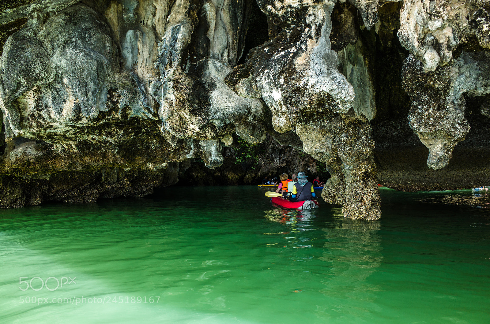 Ricoh GR sample photo. Kayaking in the caves photography