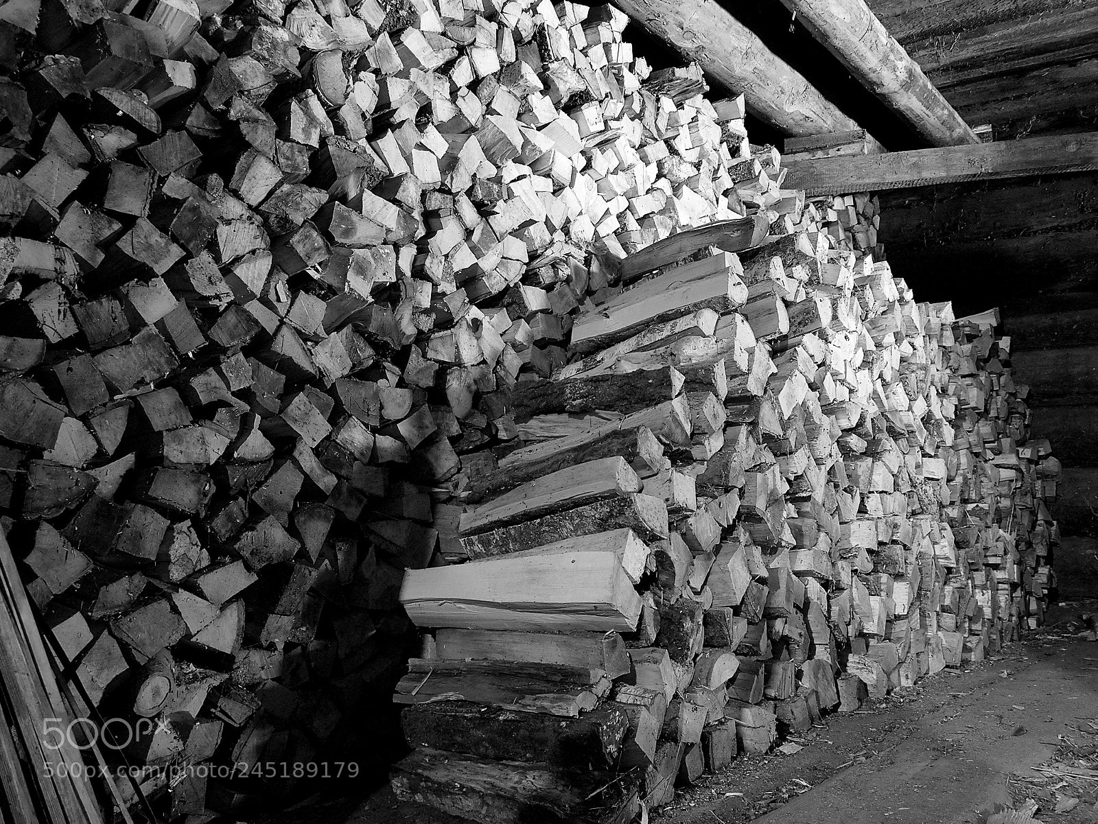 Olympus PEN E-PL1 sample photo. Firewood photography