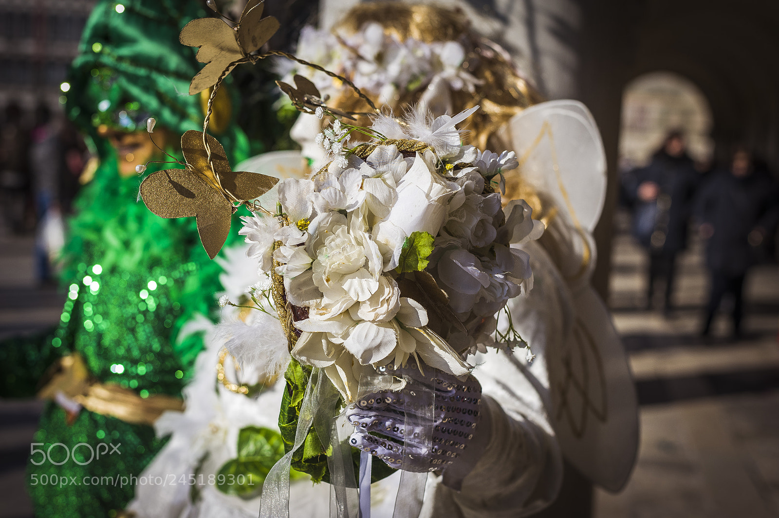 Nikon D700 sample photo. Carnival mask in venice photography