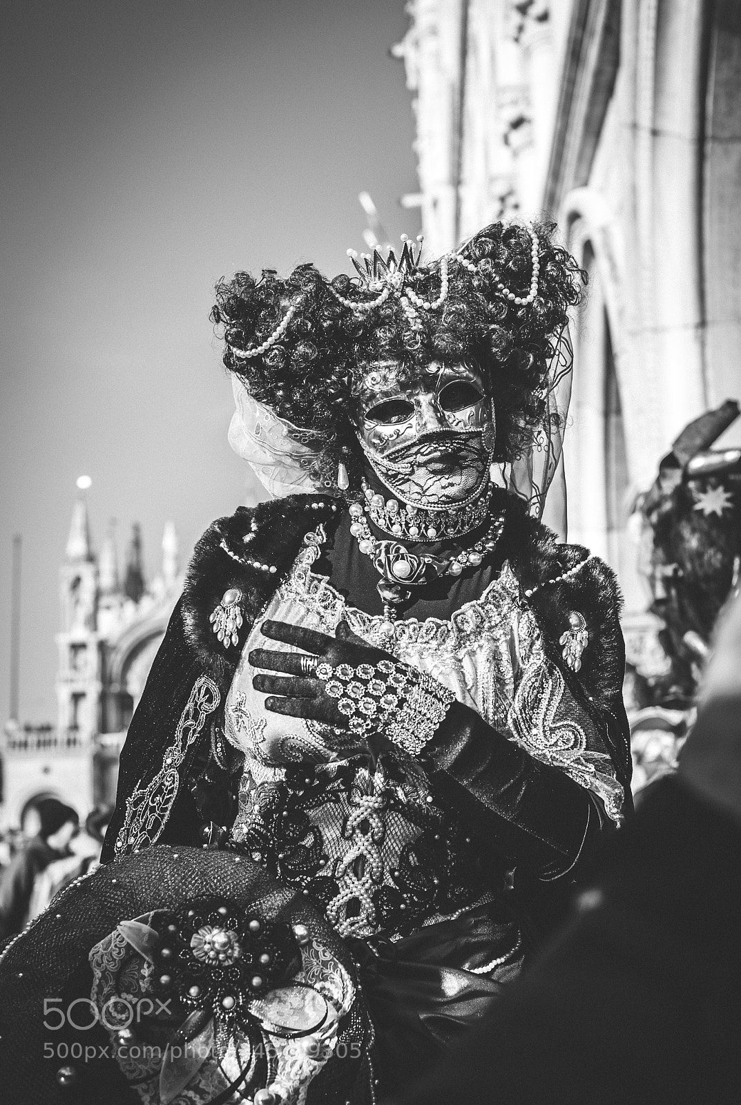 Nikon D700 sample photo. Carnival mask in venice photography