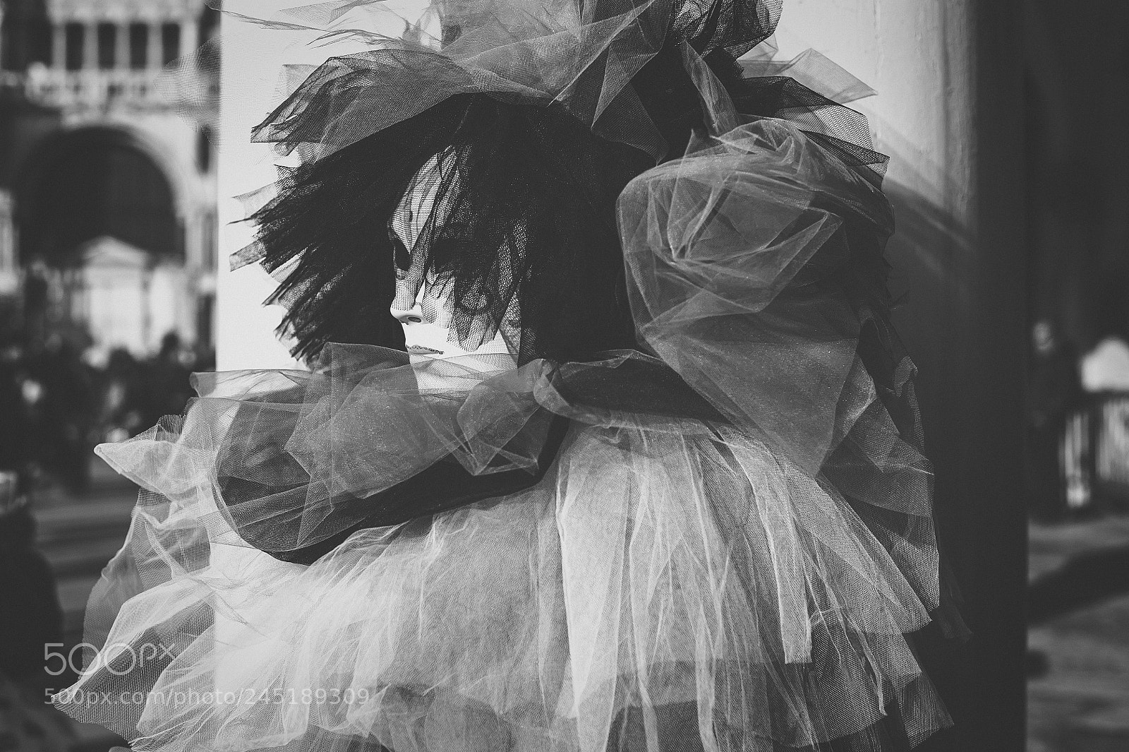 Nikon D700 sample photo. Carnival mask in venice photography
