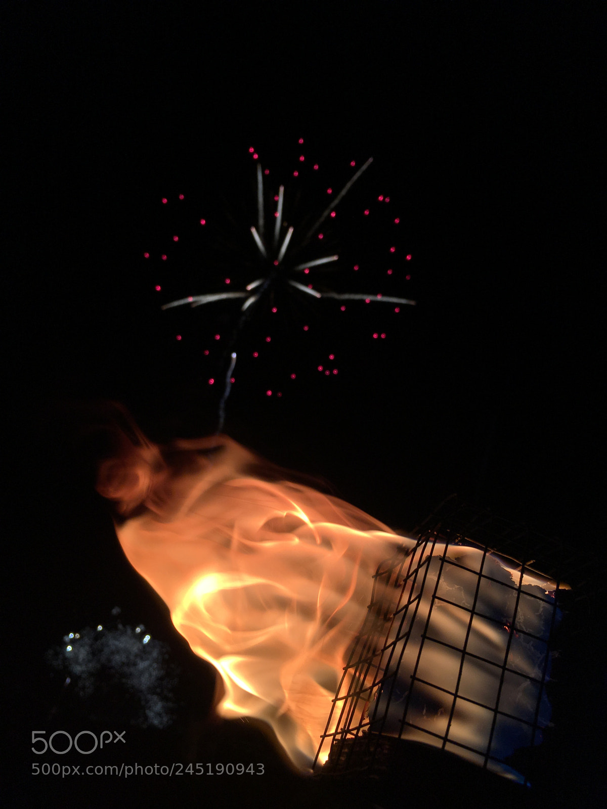 Apple iPhone 6s sample photo. Fire photography