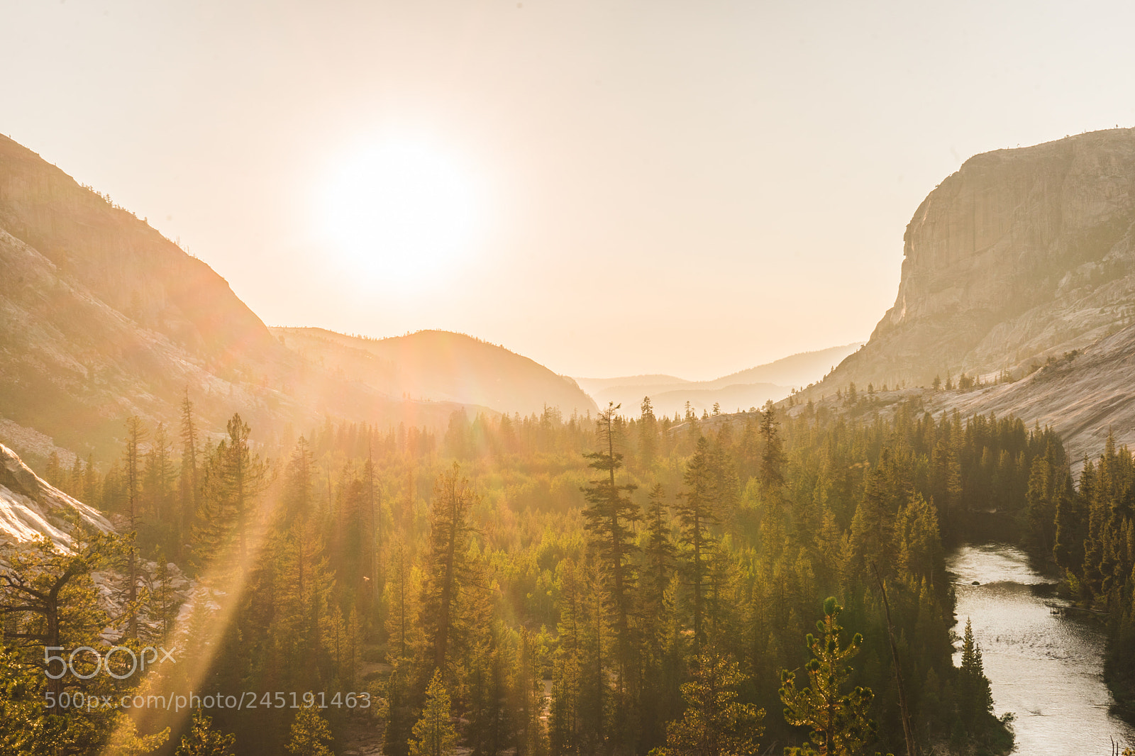 Sony a7 II sample photo. Amazing sunset at yosemite photography