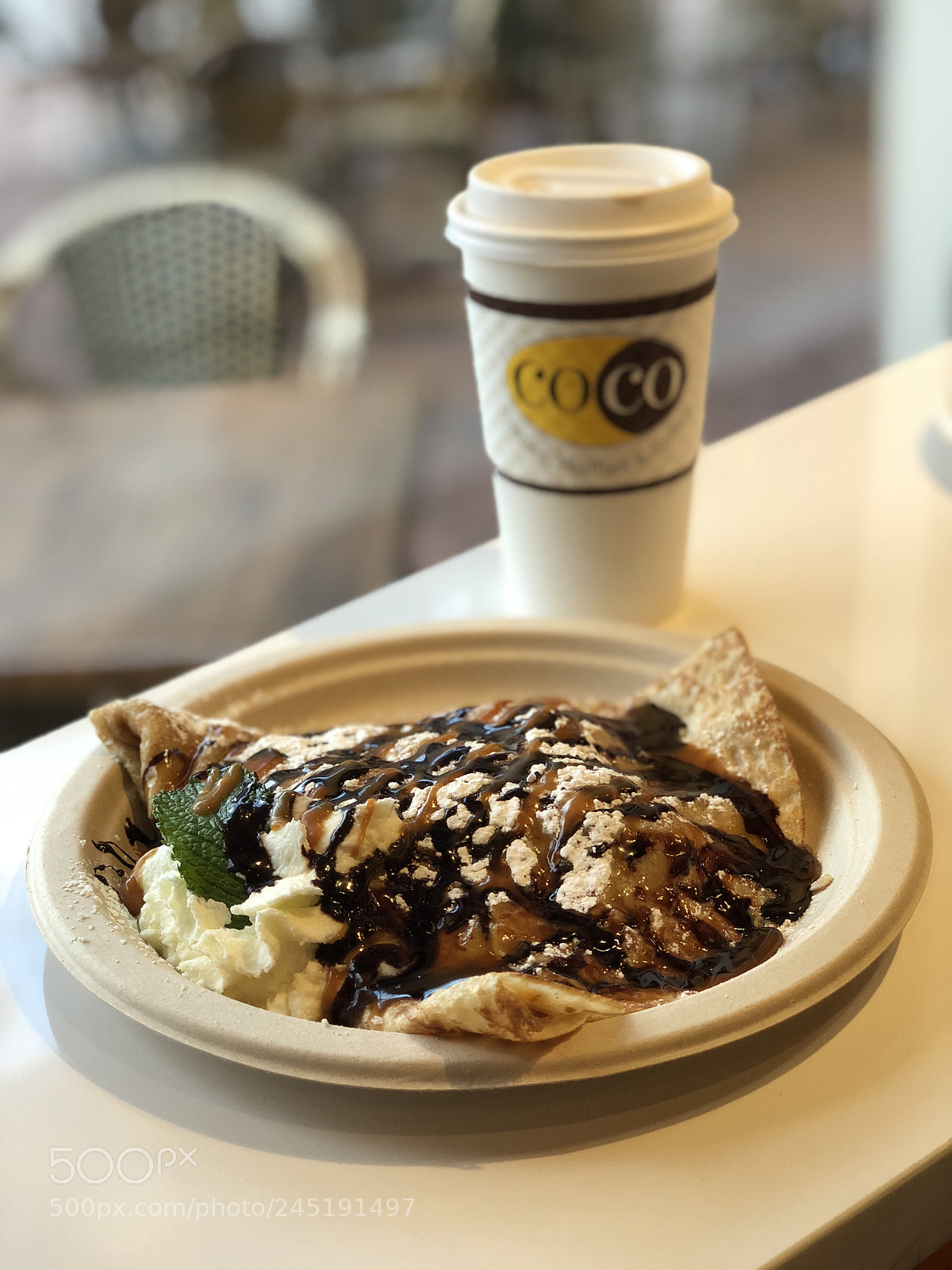 Apple iPhone X sample photo. Crepes photography