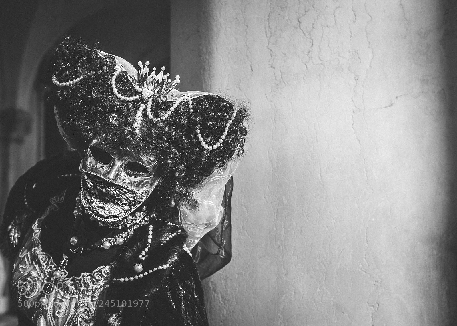 Nikon D700 sample photo. Carnival mask in venice photography