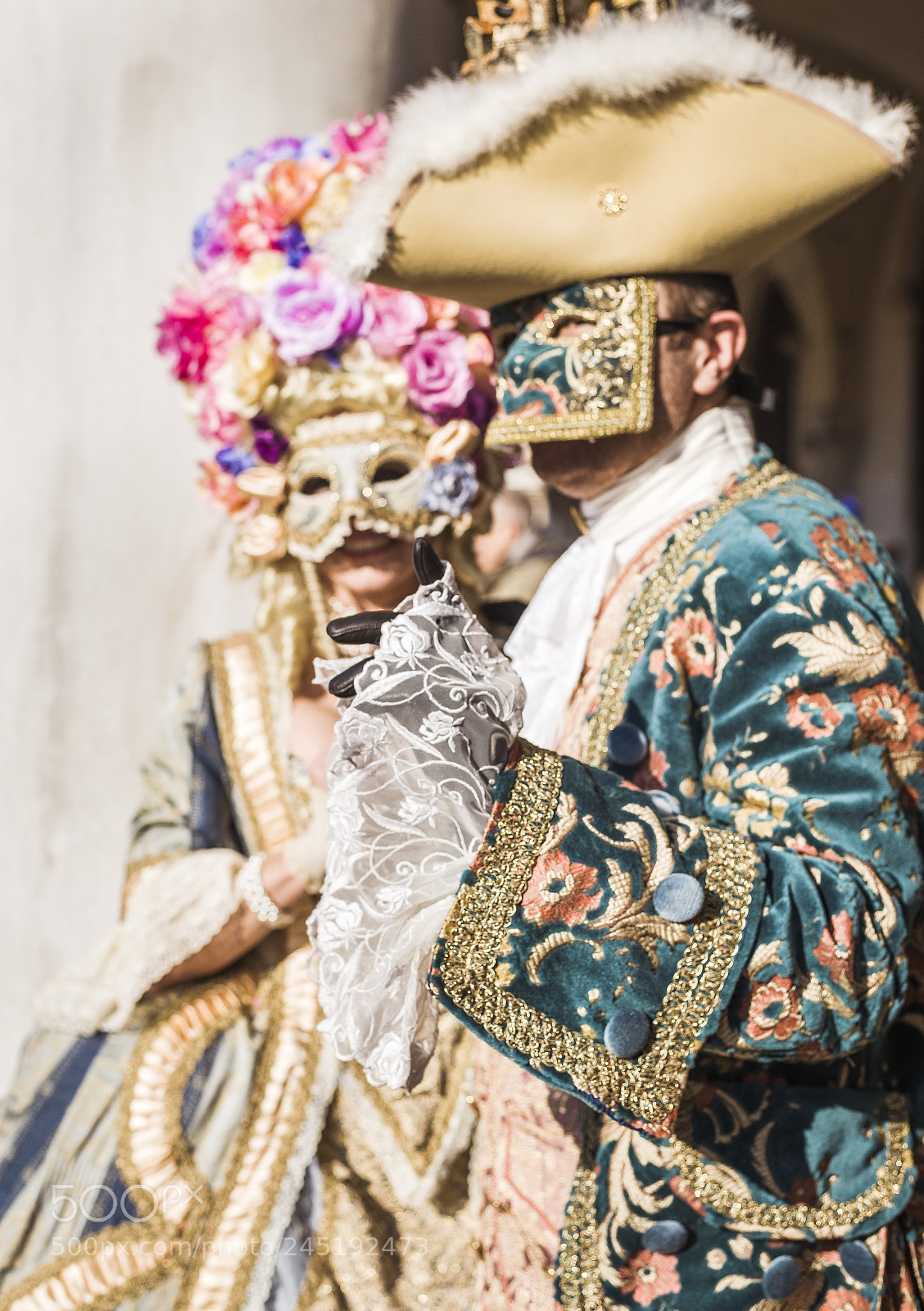 Nikon D700 sample photo. Couple of carnival masks photography