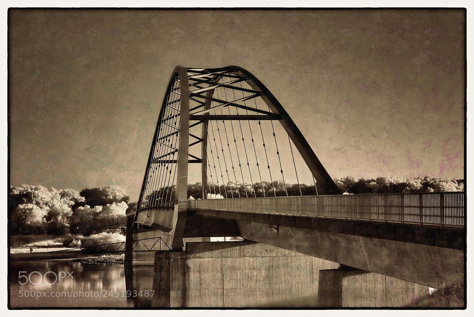 Nikon D70 sample photo. Bridge crossing the elbe photography