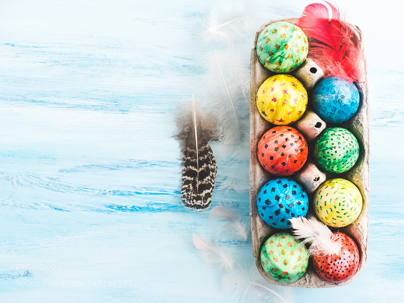 Olympus OM-D E-M5 II sample photo. Easter eggs painted with photography