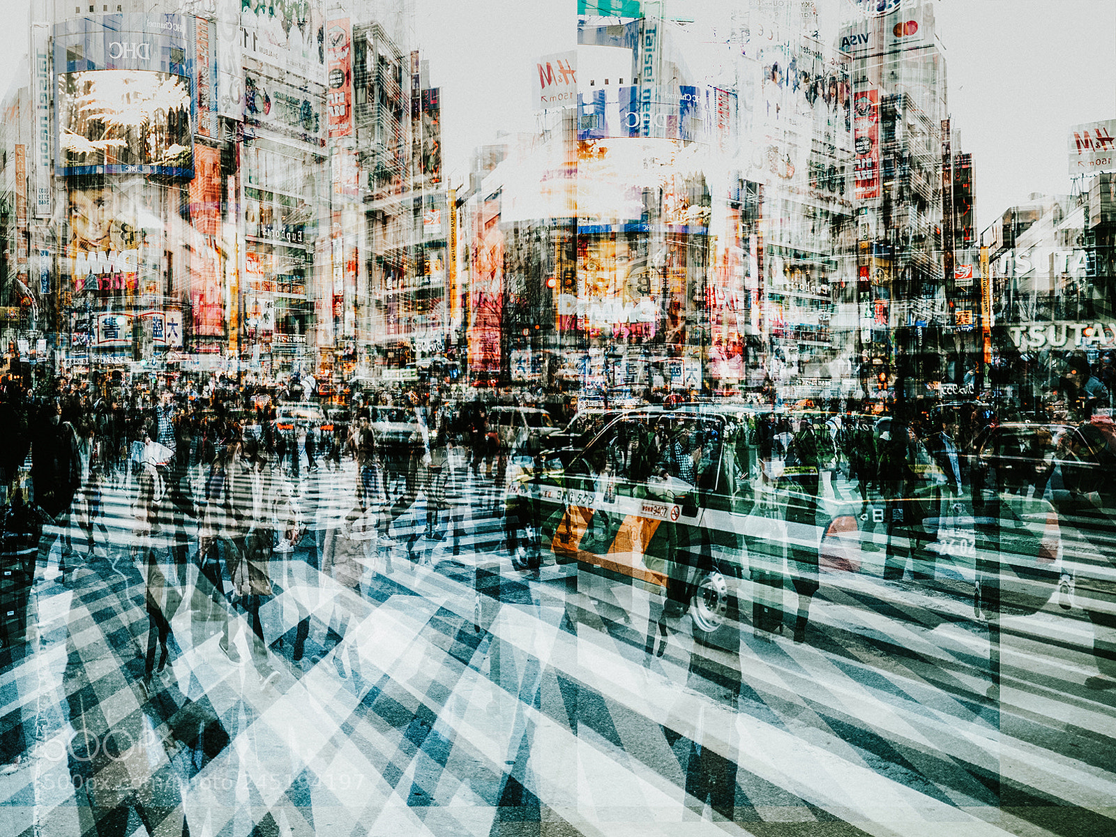 Olympus OM-D E-M10 II sample photo. Crossing shibuya photography
