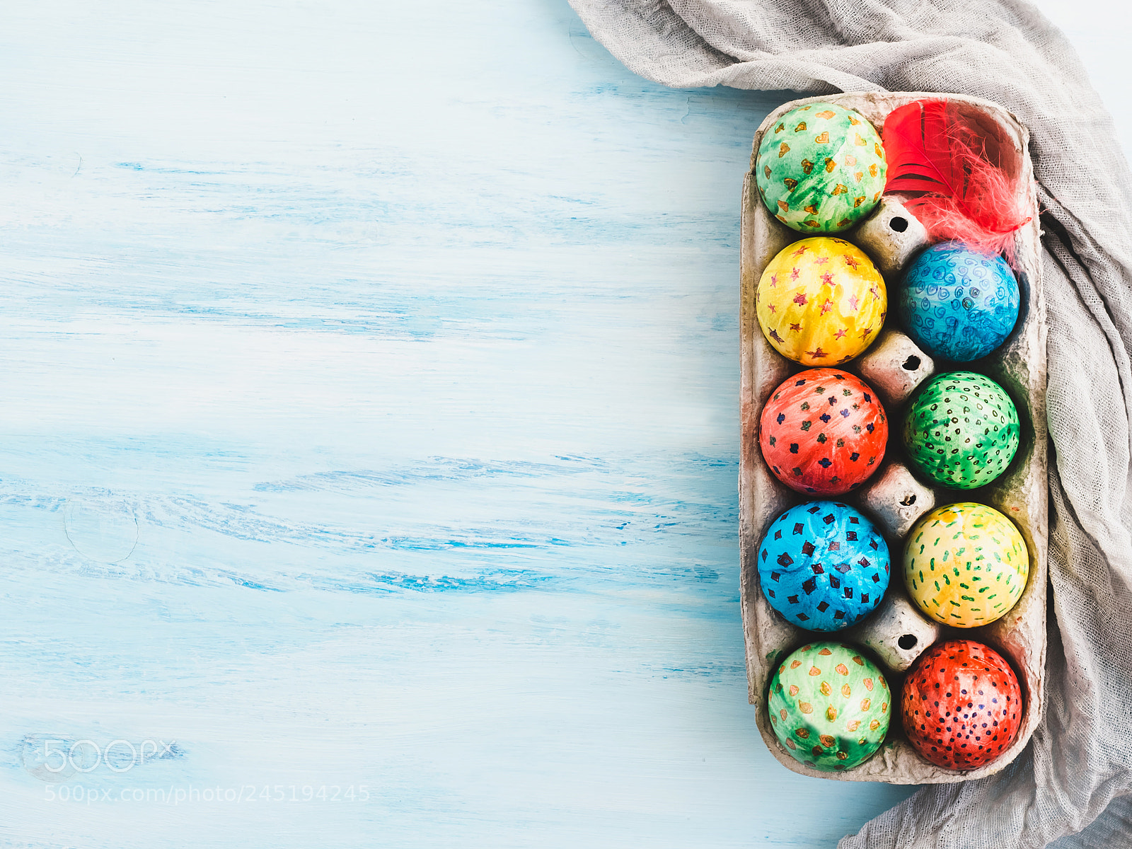 Olympus OM-D E-M5 II sample photo. Easter eggs painted with photography