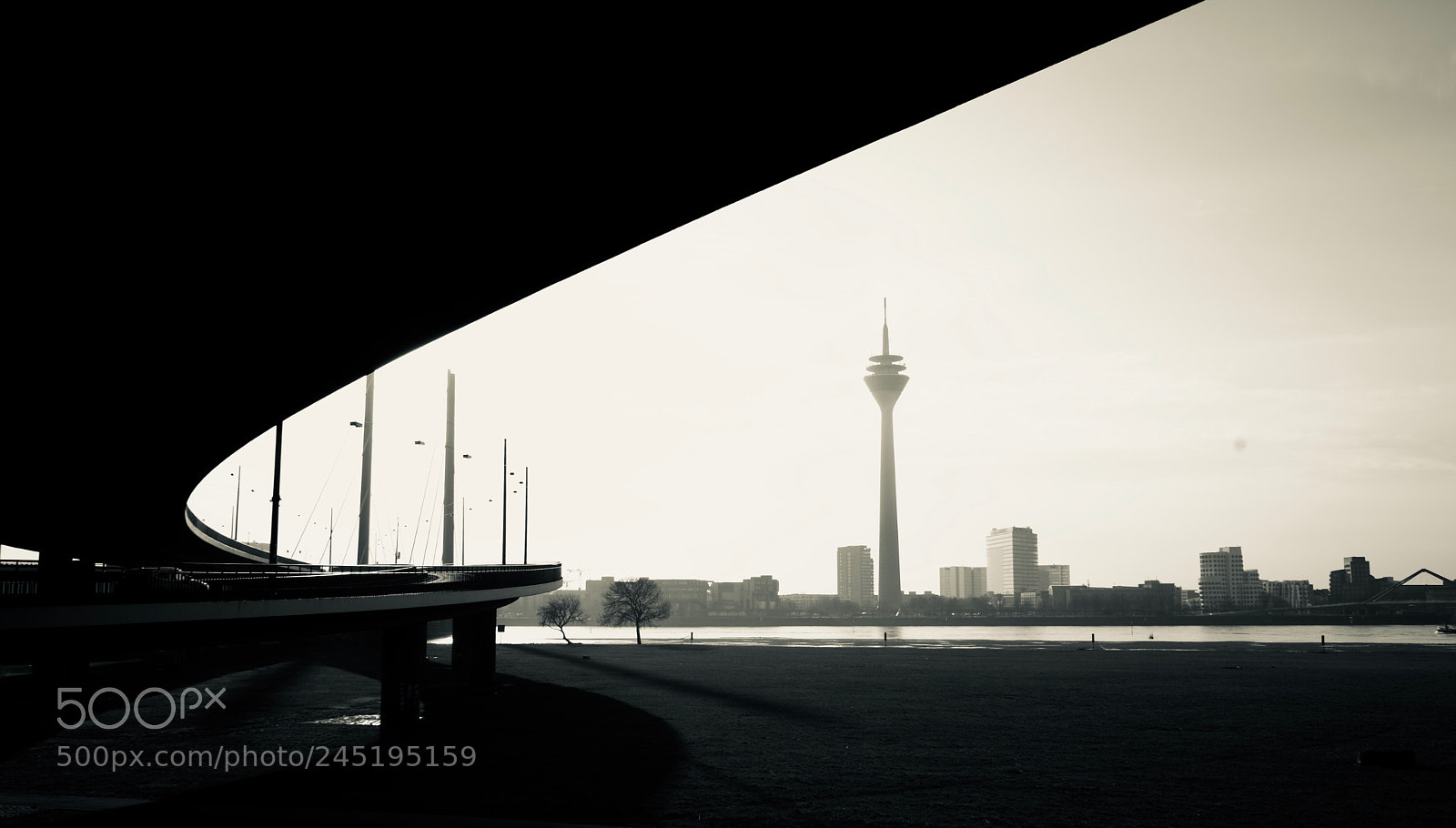 Sony a7 II sample photo. Rheinkniebrücke photography