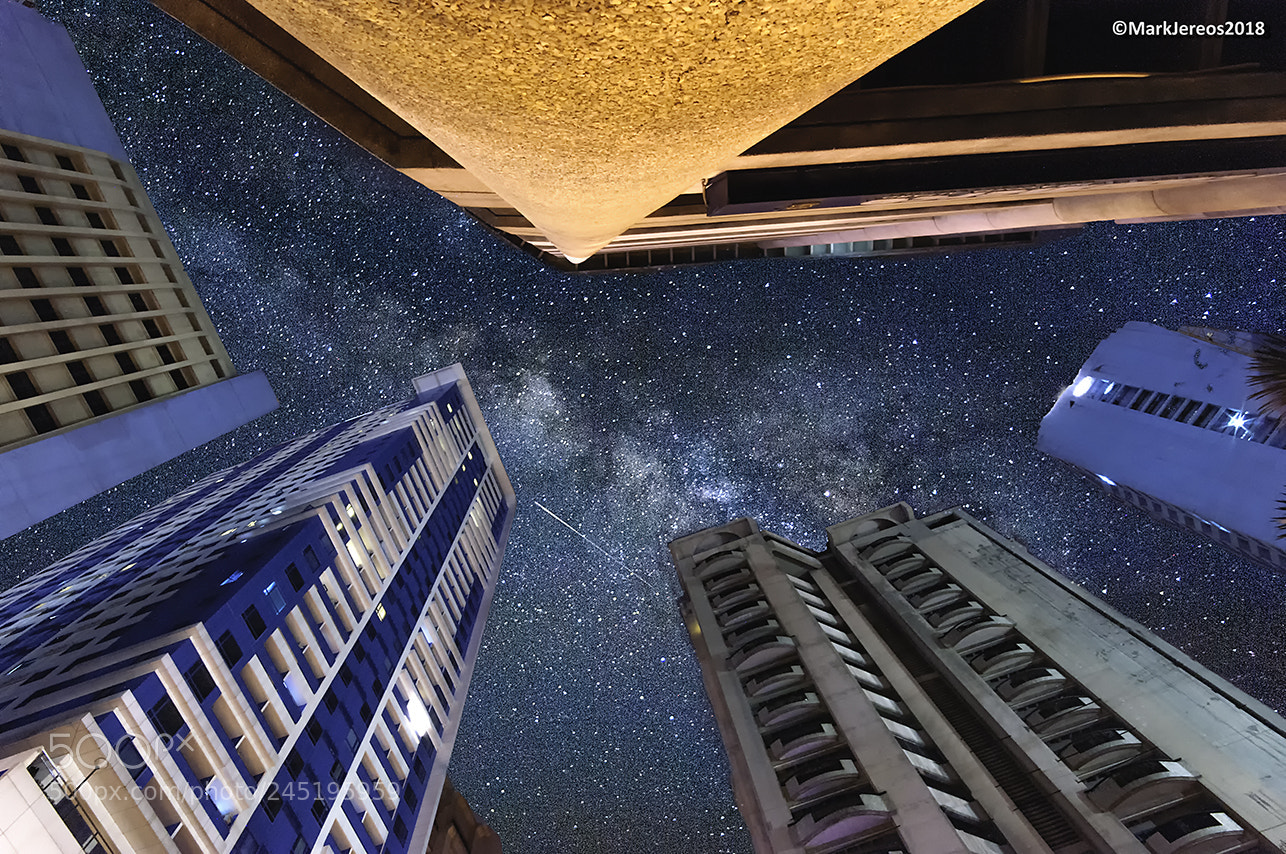 Nikon D90 sample photo. Milkyway in the city photography