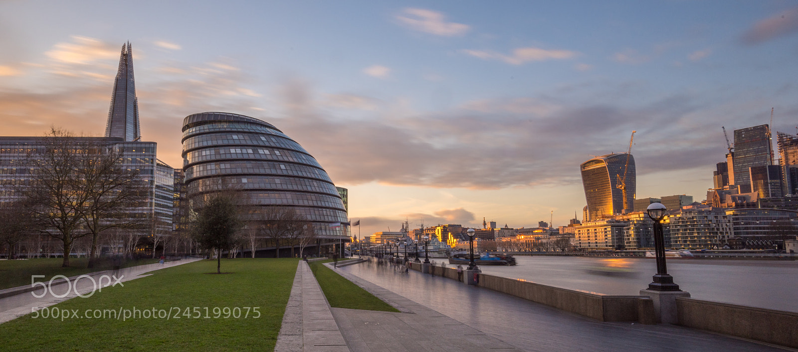 Nikon D810 sample photo. A chilly london sunset photography