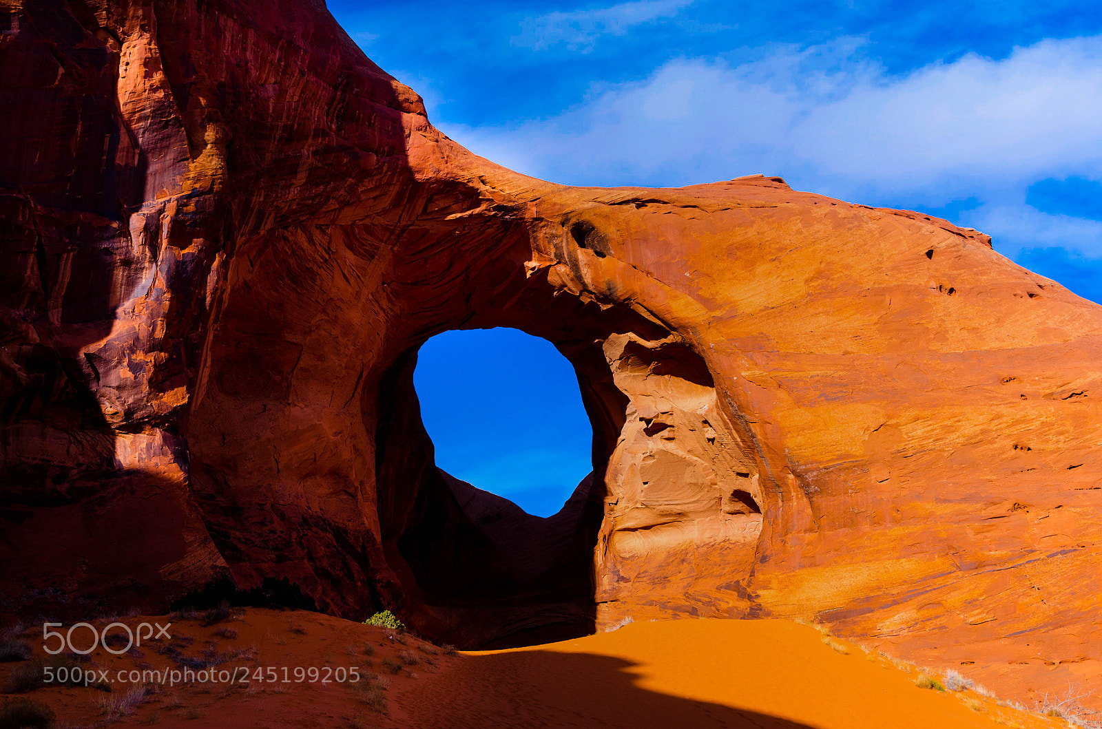Nikon D5100 sample photo. Monument valley - hole photography