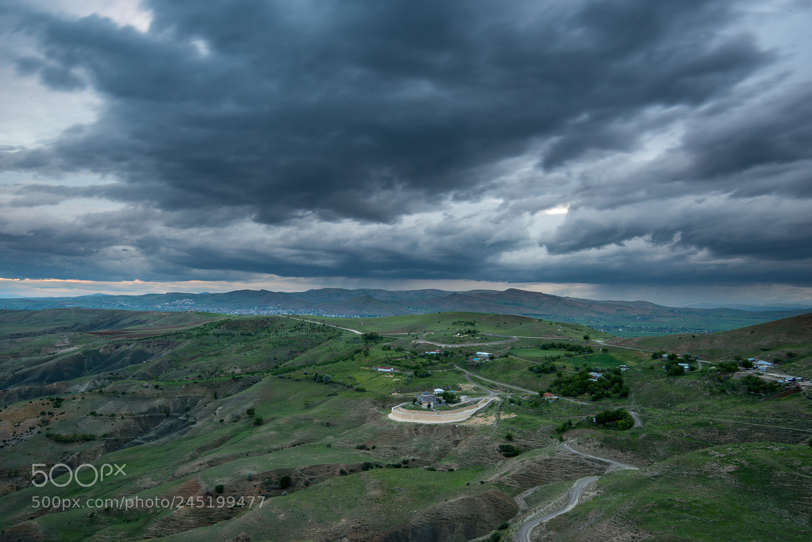Nikon D810 sample photo. Distant rain photography