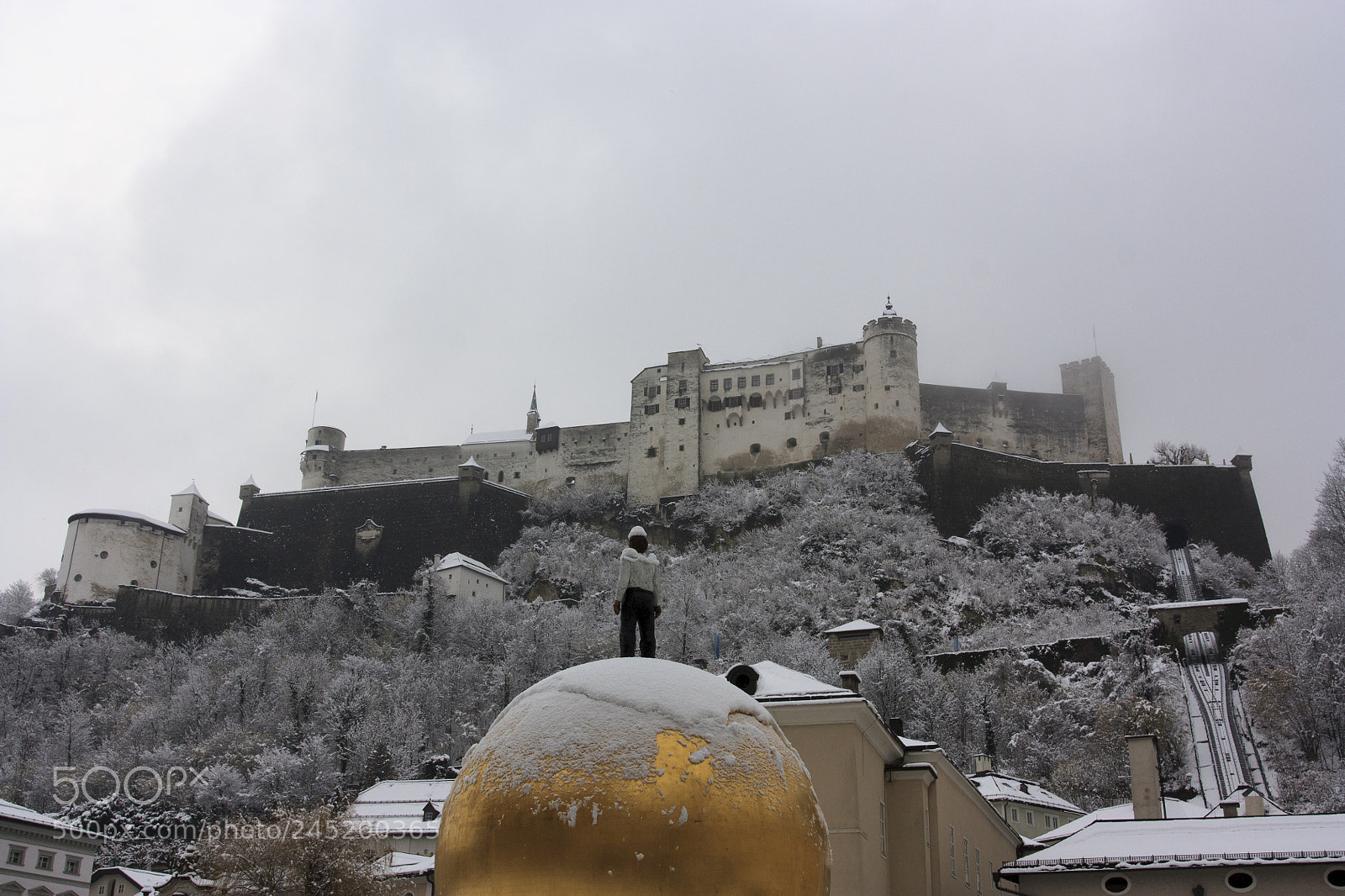 Canon EOS 450D (EOS Rebel XSi / EOS Kiss X2) sample photo. Hohensalzburg castle photography