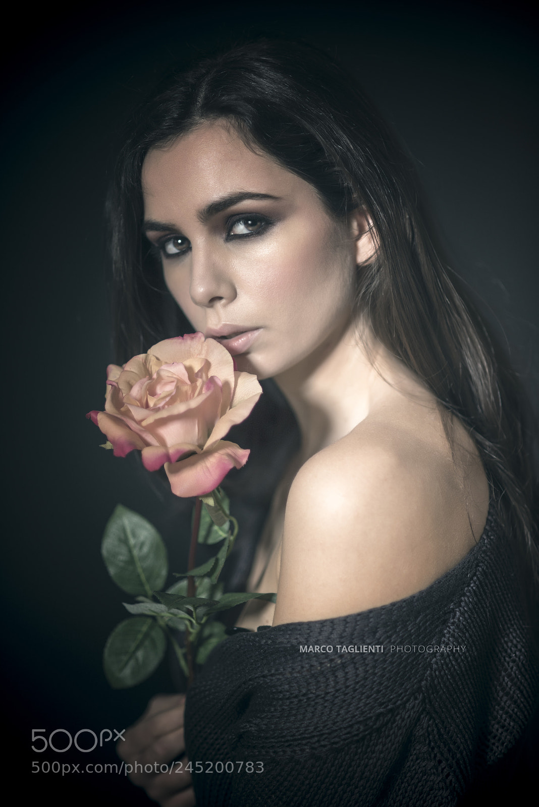 Nikon D810 sample photo. Smell of flower photography