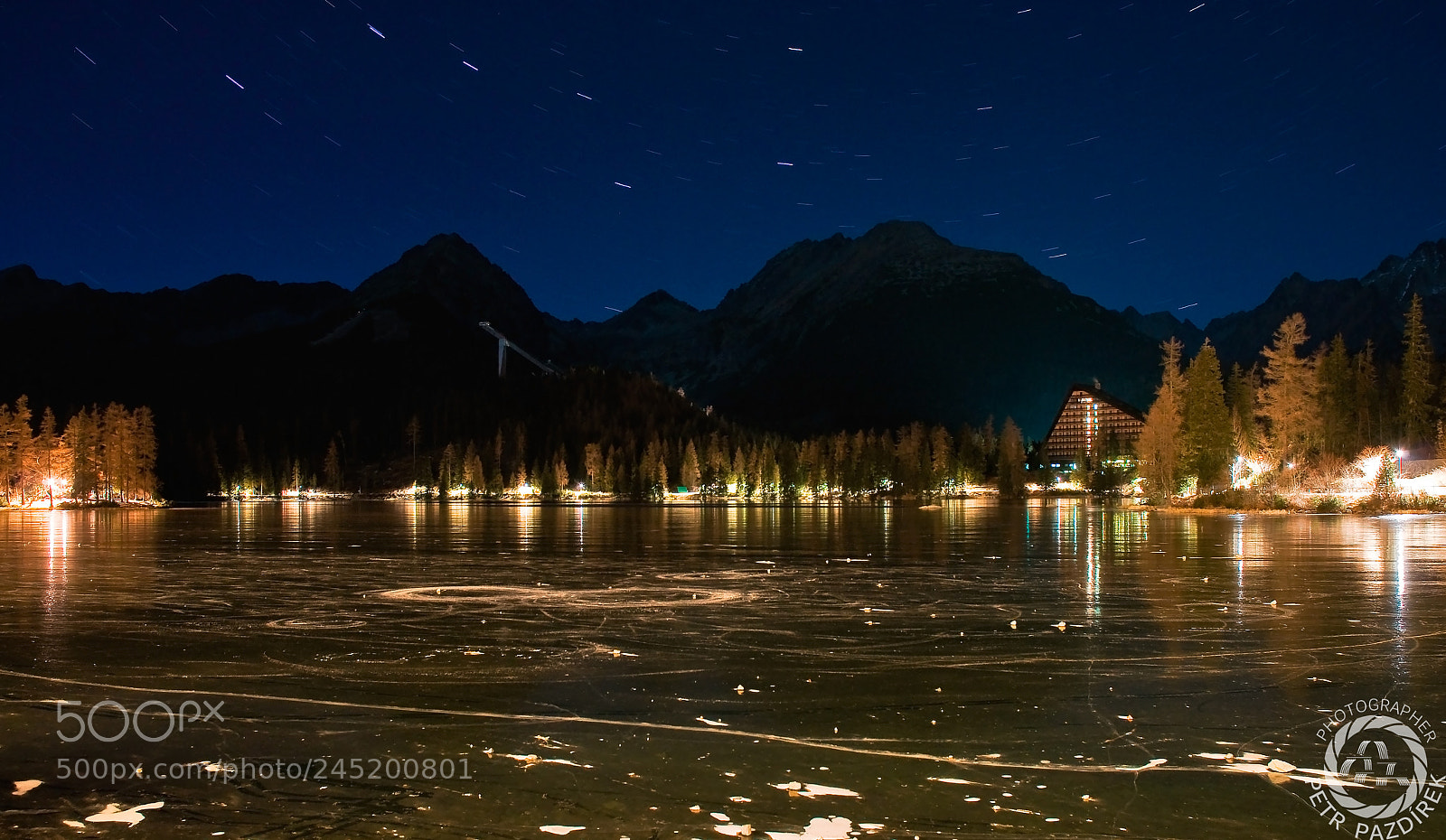 Nikon D300 sample photo. Frozen strbske pleso photography
