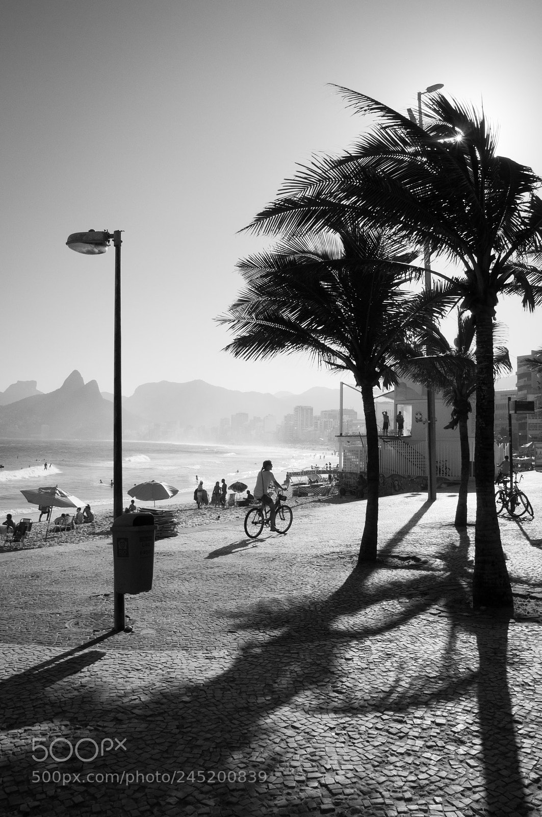 Nikon D90 sample photo. Ipanema bike photography