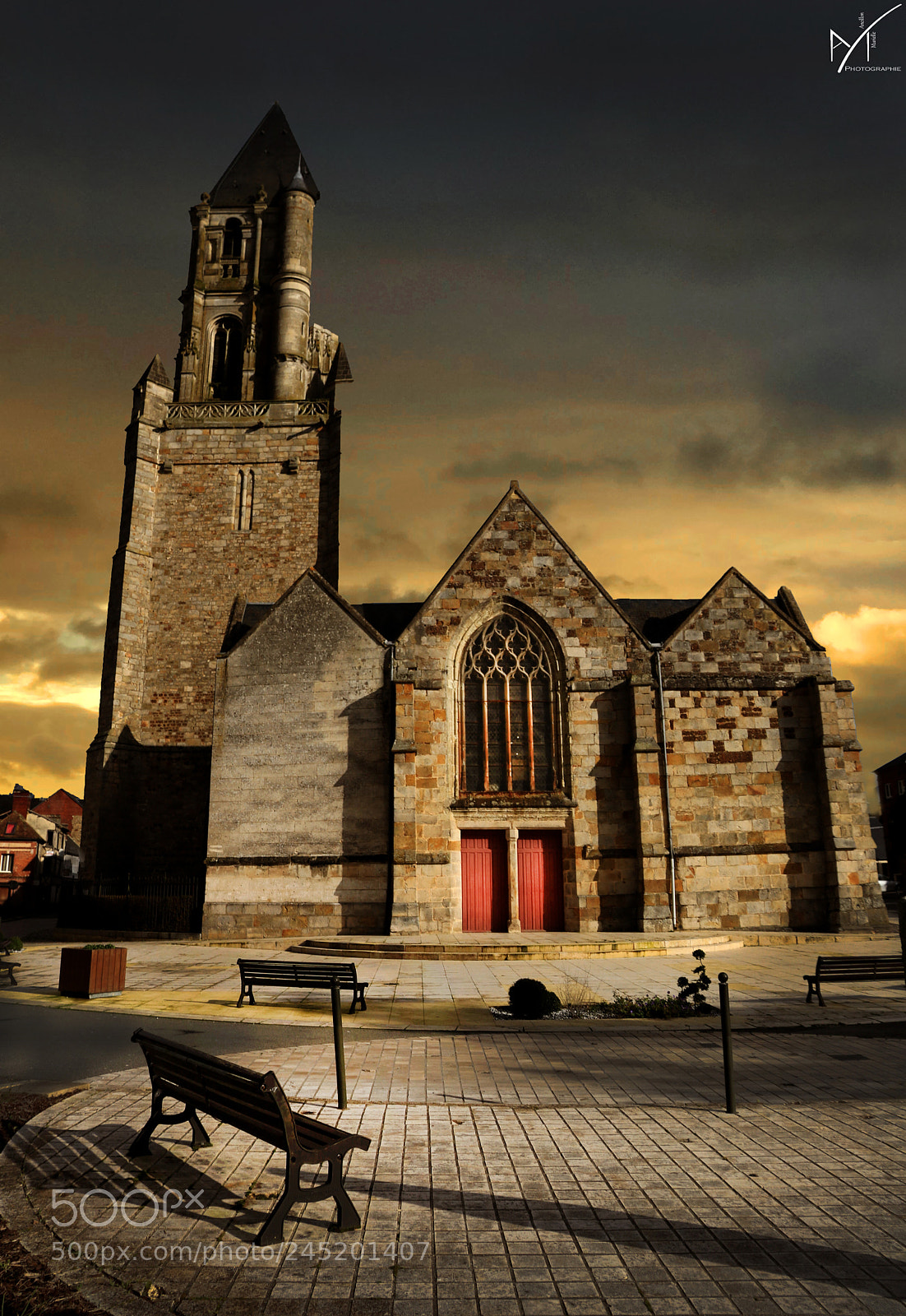 Canon EOS 760D (EOS Rebel T6s / EOS 8000D) sample photo. Eglise d'orbec en normandie photography