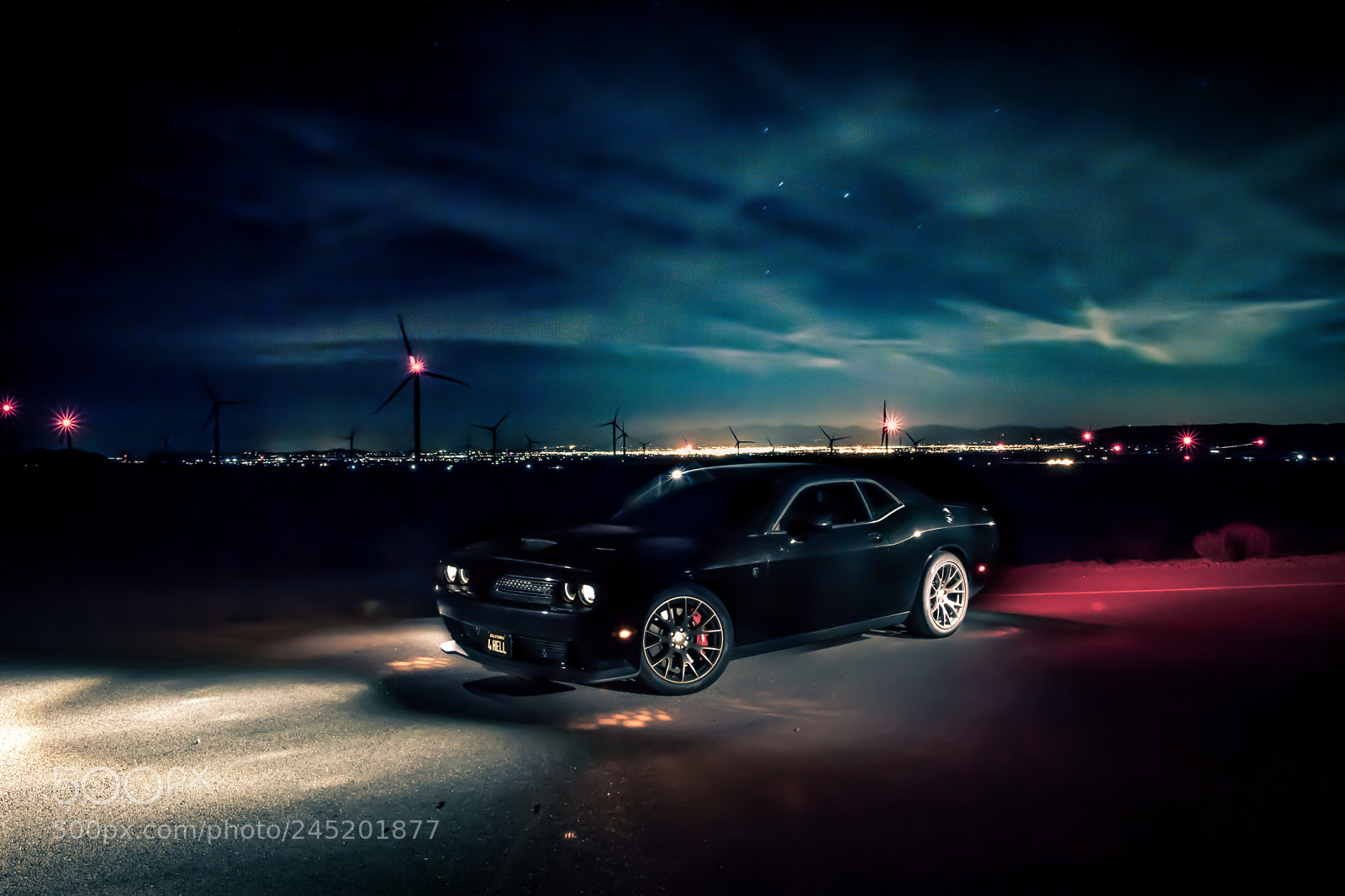 Canon EOS 760D (EOS Rebel T6s / EOS 8000D) sample photo. Dodge challenger hellcat photography