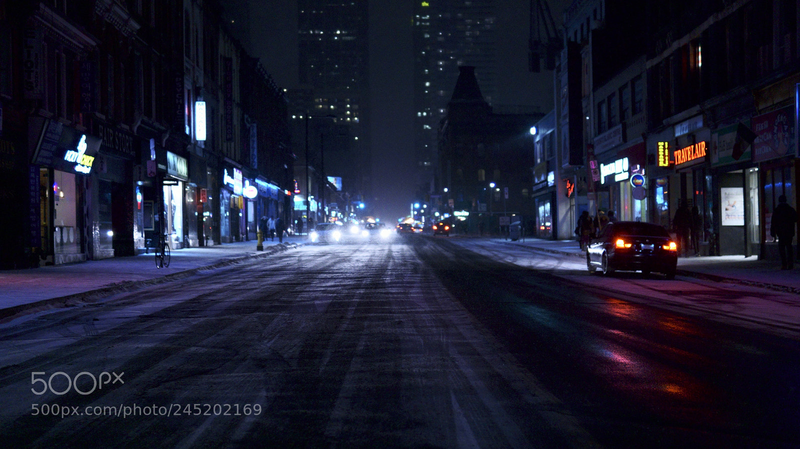 Sony a6500 sample photo. Yonge st. photography