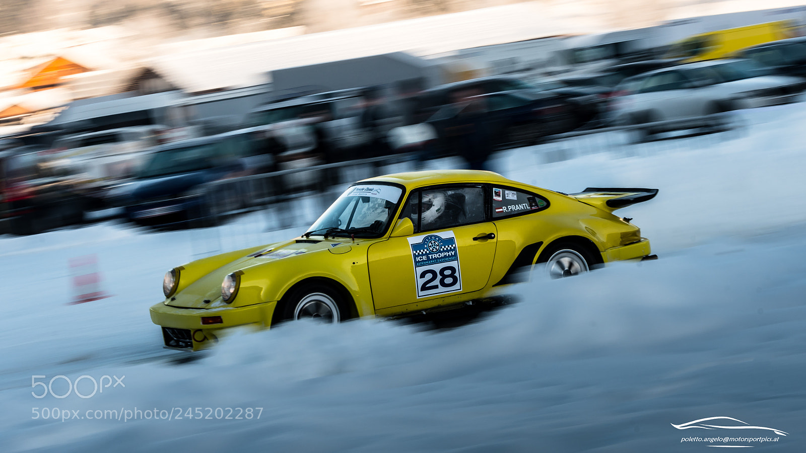 Nikon D500 sample photo. Porsche snowrace photography
