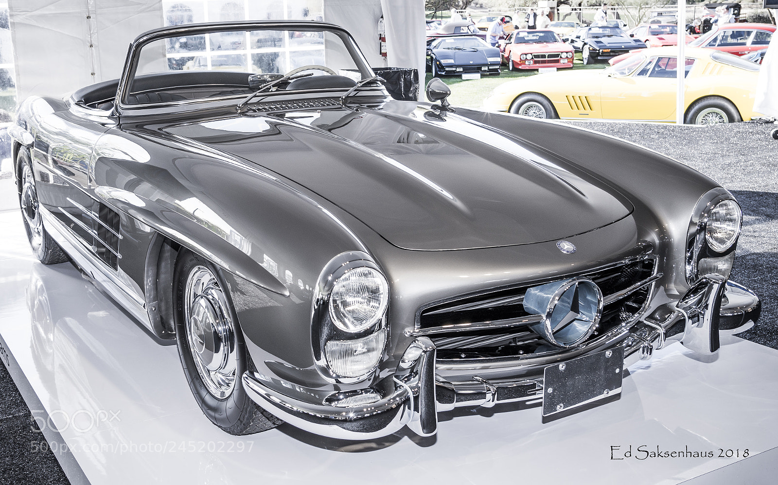 Nikon D800 sample photo. 1957 mercedes-benz 300sl roadster photography