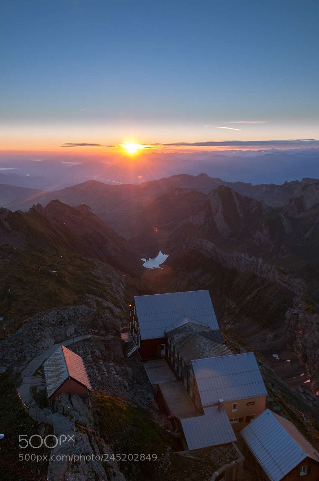 Nikon D300 sample photo. Säntis photography