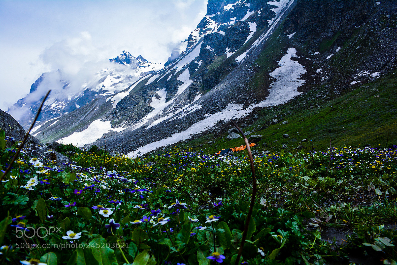 Nikon D5200 sample photo. Camping on trek route photography