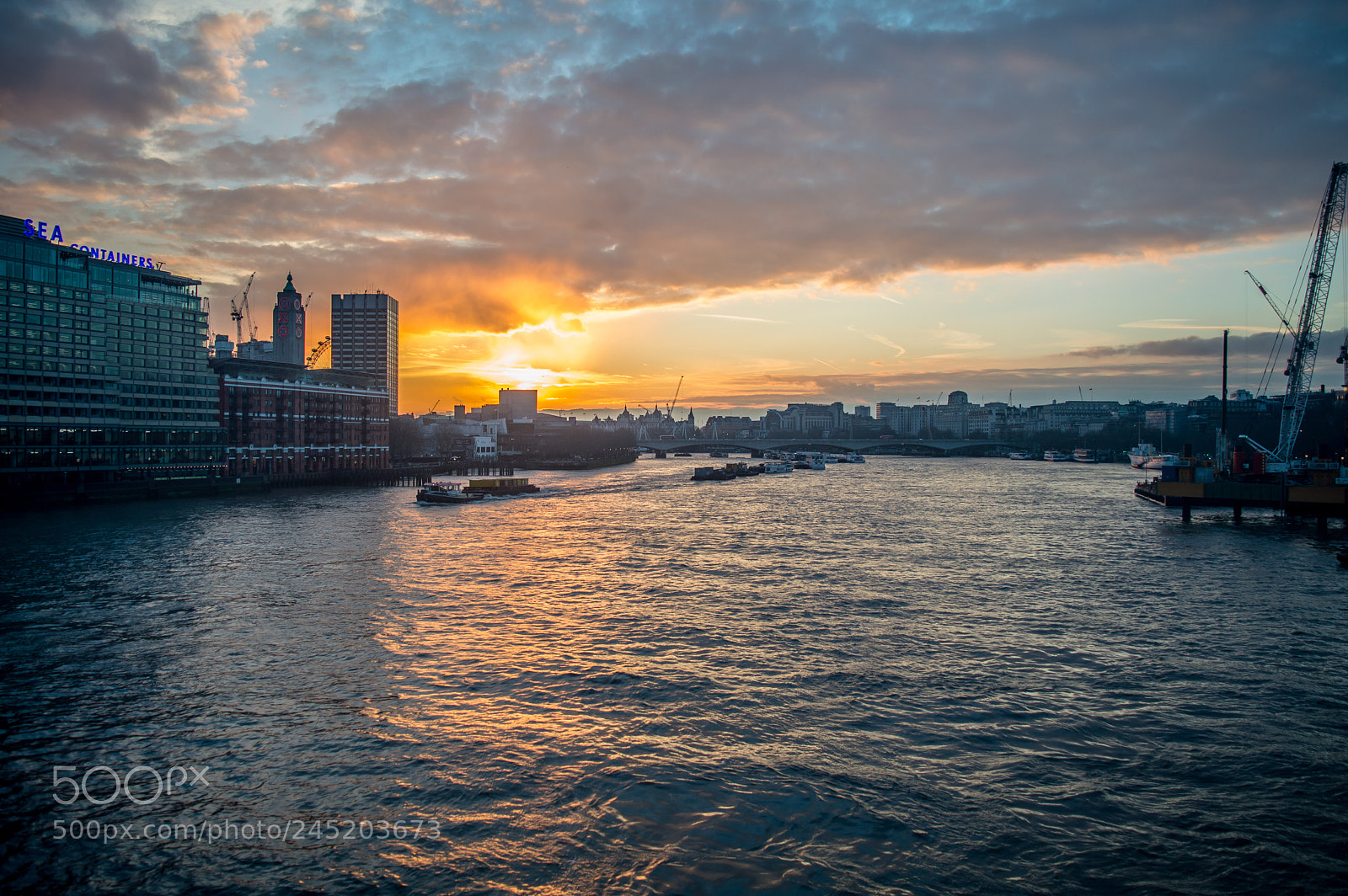 Nikon D3200 sample photo. Blackfriars bridge sunset photography