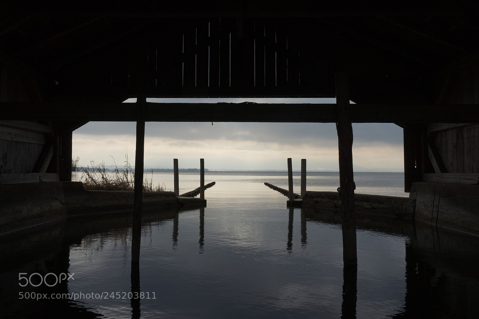 Sony a7 II sample photo. Boat house view photography