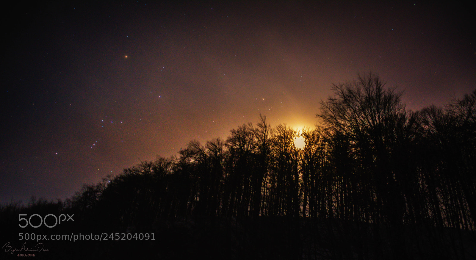 Nikon D7100 sample photo. The little dipper & moon photography