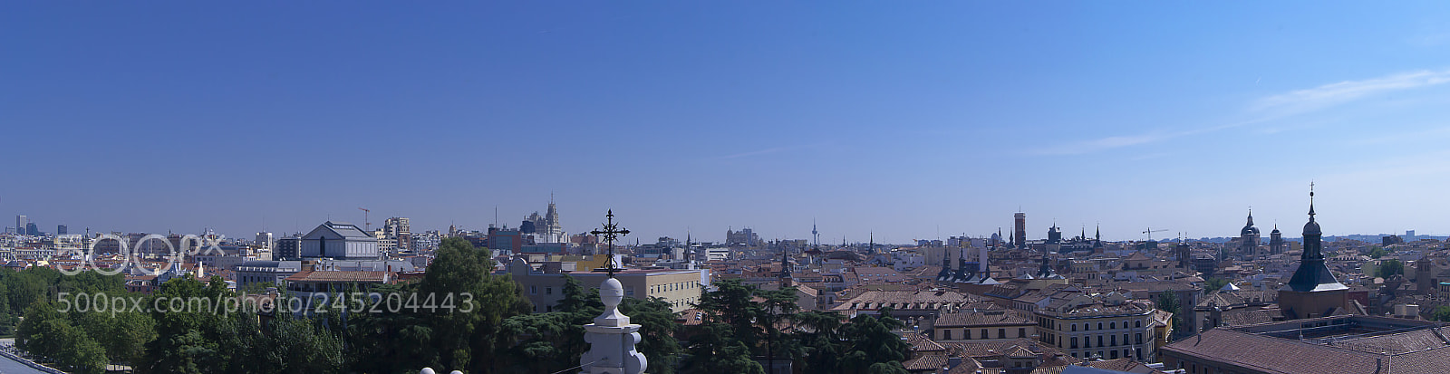 Nikon D3100 sample photo. Madrid desde la catedral photography
