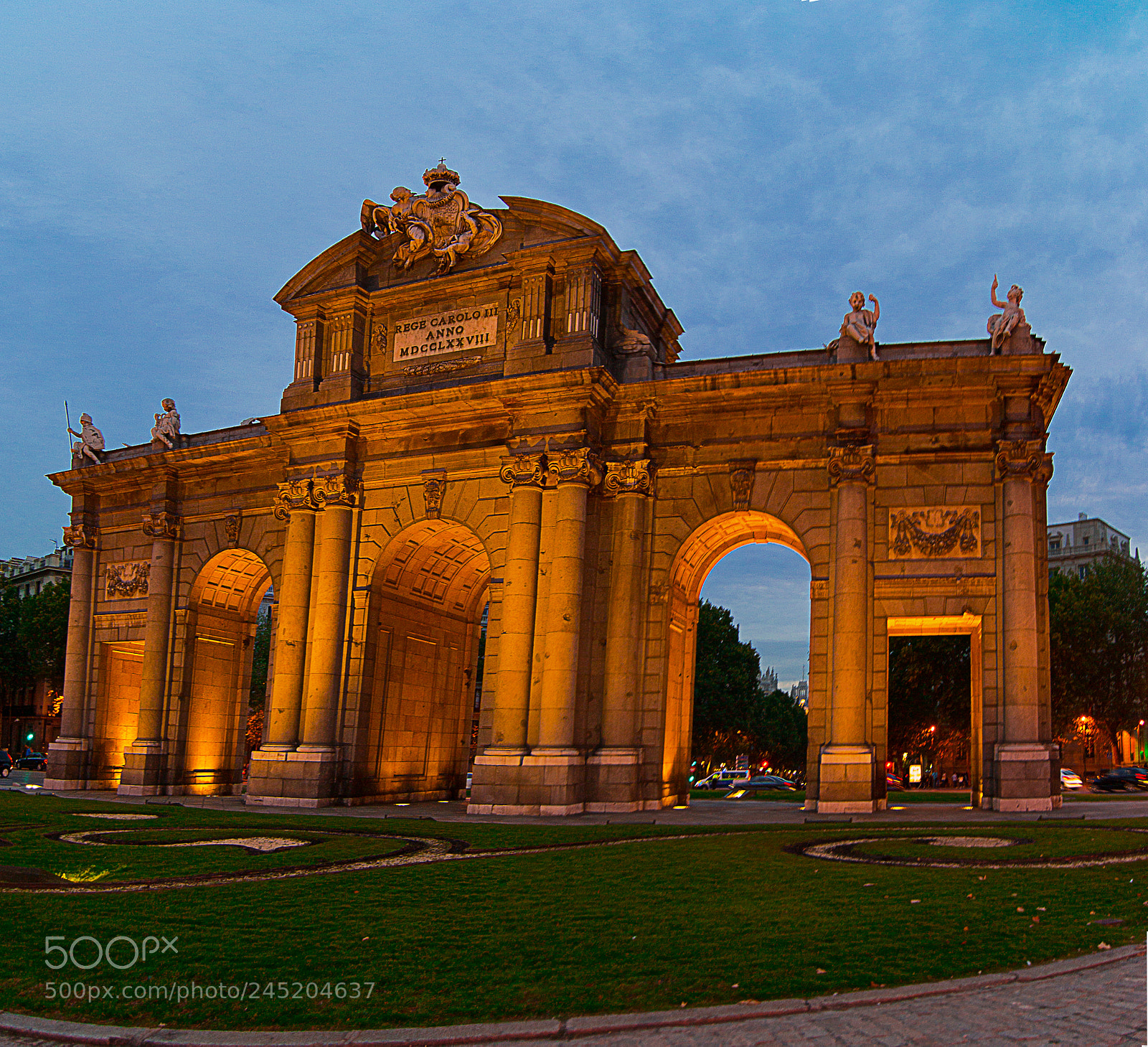 Nikon D3100 sample photo. Panoramica puerta de alcala photography