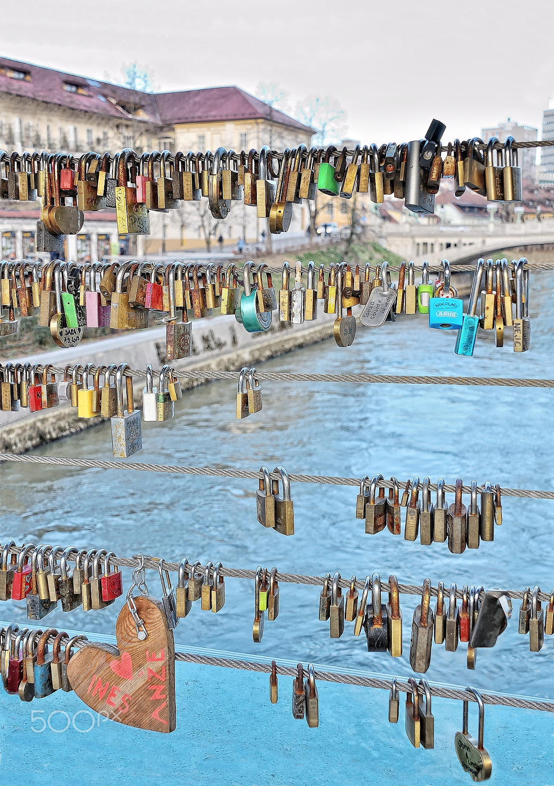 Nikon D5000 sample photo. Love padlocks photography
