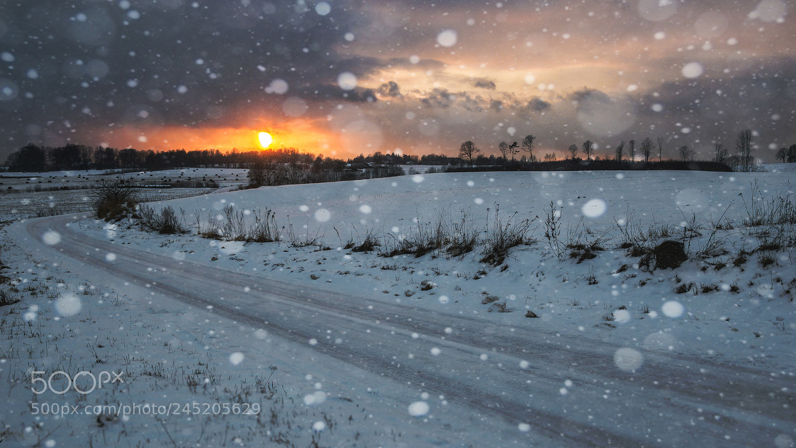 Nikon D3200 sample photo. Winter landscape photography