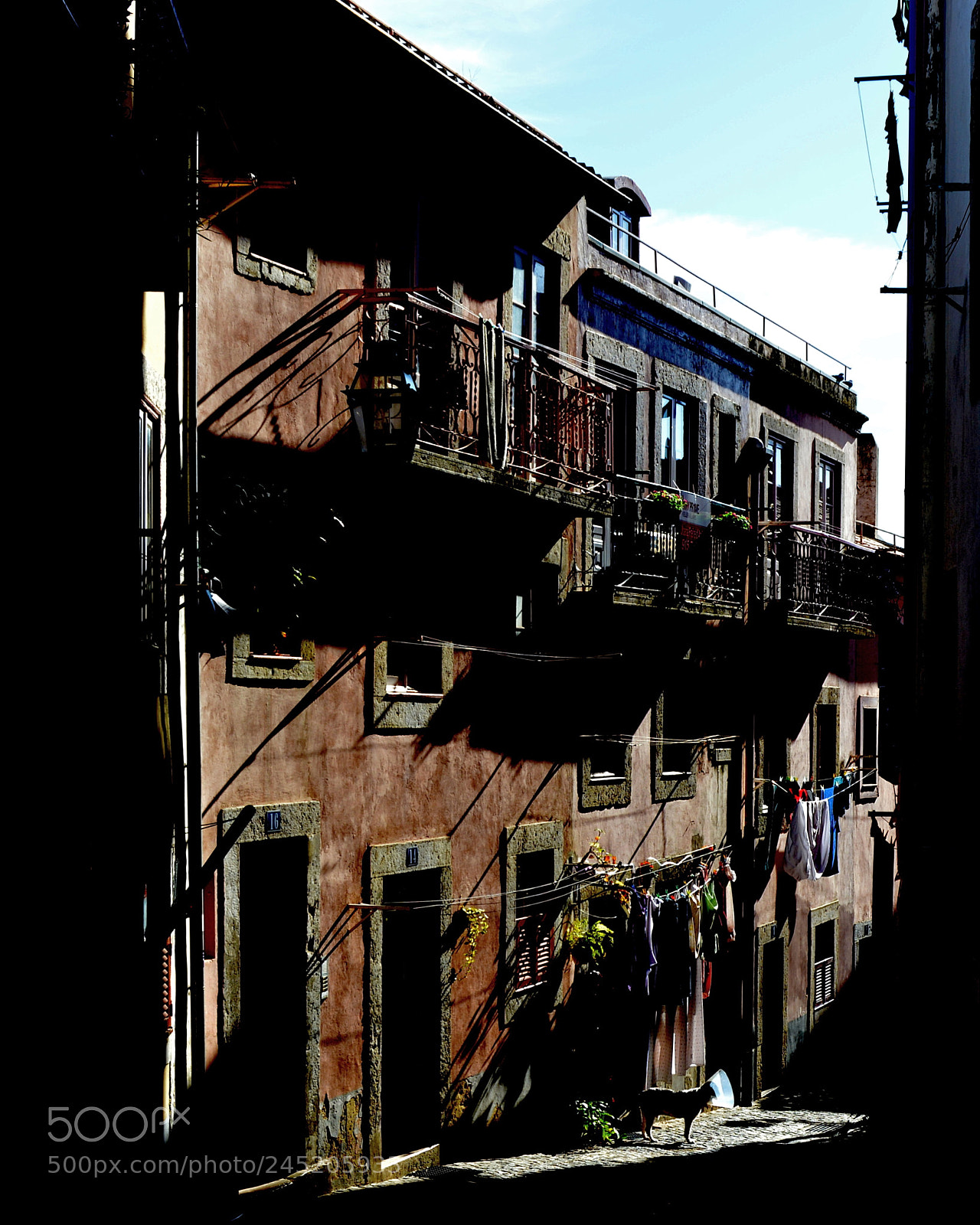 Nikon D5200 sample photo. Alfama shadows photography