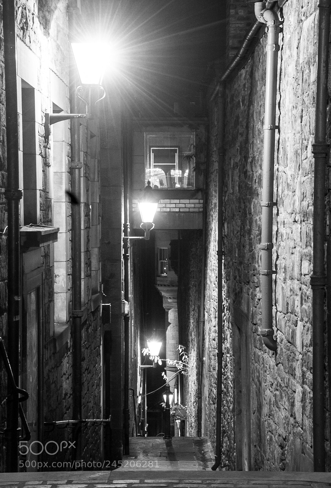 Nikon D50 sample photo. Roxburgh's close, edinburgh photography