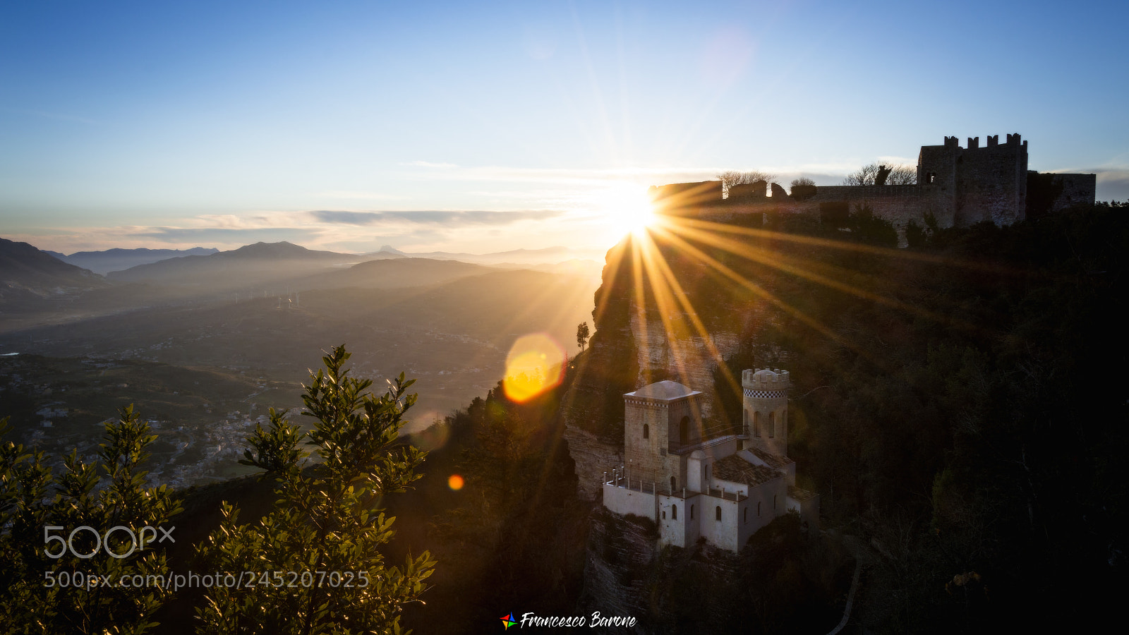 Nikon D3200 sample photo. Sunrise in erice photography
